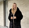Hilda szőrmekabát fekete – Innova Fashion